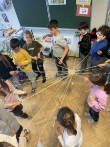 3b: „Alle ziehen an einem Strang“