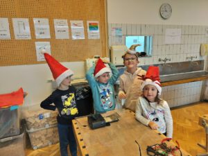 Winterliches Basteln in der 1C