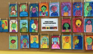 2a – Selbstportraits, aber ganz bunt!