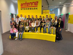 Die 4b zu Besuch bei Antenne Steiermark und der Kleinen Zeitung
